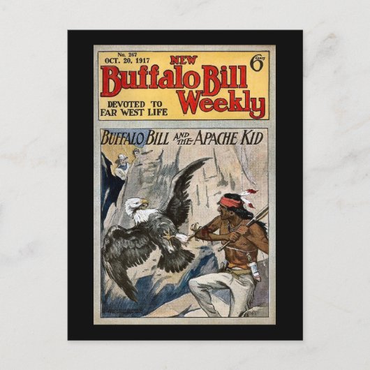 Buffalo Bill Weekly 1917 - Het Apache-Kind Briefkaart (Voorkant)