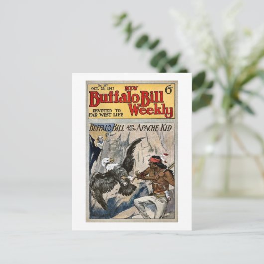 Buffalo Bill Weekly 2 Briefkaart (Staand voorkant)