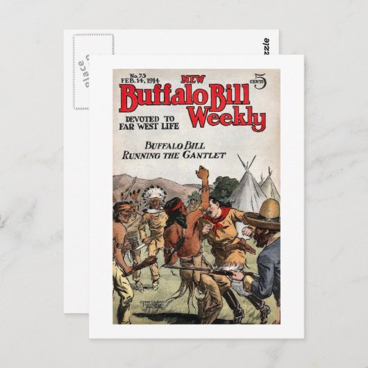 Buffalo Bill Weekly 9 Briefkaart (Voorkant / Achterkant)
