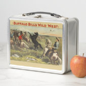 Buffalo Bill Wild West Cowboy Paard Poster (In situ)