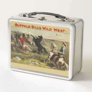 Buffalo Bill Wild West Cowboy Paard Poster