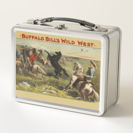Buffalo Bill Wild West Cowboy Paard Poster (Voorkant)
