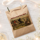 Buffalo Bill Wild West Cowboy Paard Poster Bedankzakje (Geknipt)