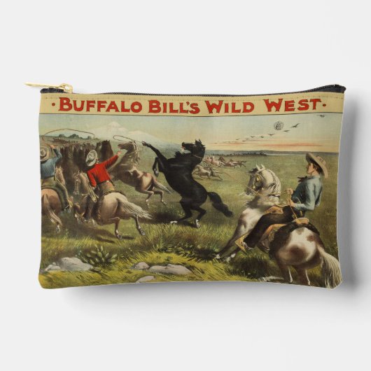 Buffalo Bill Wild West Cowboy Paard Poster Etui (Voorkant)
