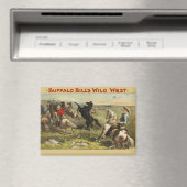 Buffalo Bill Wild West Cowboy Paard Poster Magneet (Insitu (Vaatwasser))