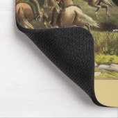 Buffalo Bill Wild West Cowboy Paard Poster Muismat (Hoek)