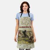 Buffalo Bill Wild West Cowboy Paard Poster Schort (Gedragen)