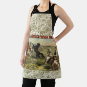 Buffalo Bill Wild West Cowboy Paard Poster Schort (Insitu)