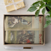 Buffalo Bill Wild West Cowboy Paard Poster Tissuepapier (Geschenk)