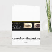 Buffalo Bill Wild West Dagelijkse Shows Kaart (Achterkant)