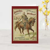 Buffalo Bill Wild West Dagelijkse Shows Kaart (Gele Bloem)