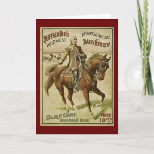 Buffalo Bill Wild West Dagelijkse Shows Kaart