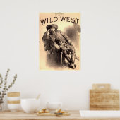 Buffalo Bill Wild West Poster (Keuken)