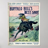 Buffalo Bill Wild West Print (Voorkant)