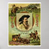 Buffalo Bill Wild West Show Poster (Voorkant)