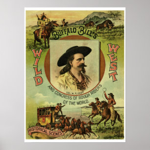 Buffalo Bill Wild West Show Poster