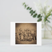 Buffalo Bill Wild West Show Sioux Chiefs Briefkaart (Staand voorkant)