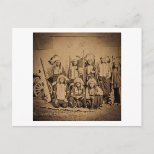 Buffalo Bill Wild West Show Sioux Chiefs Briefkaart