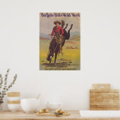 Buffalo Bill Wild West Show Vintage Poster (Keuken)