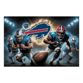 Buffalo Bills 3 Perfect Poster