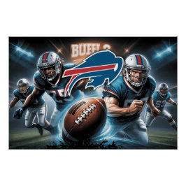 Buffalo Bills 4 Perfect Poster
