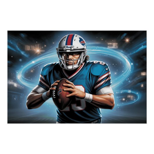 Buffalo Bills 6 Perfect Poster (Voorkant)