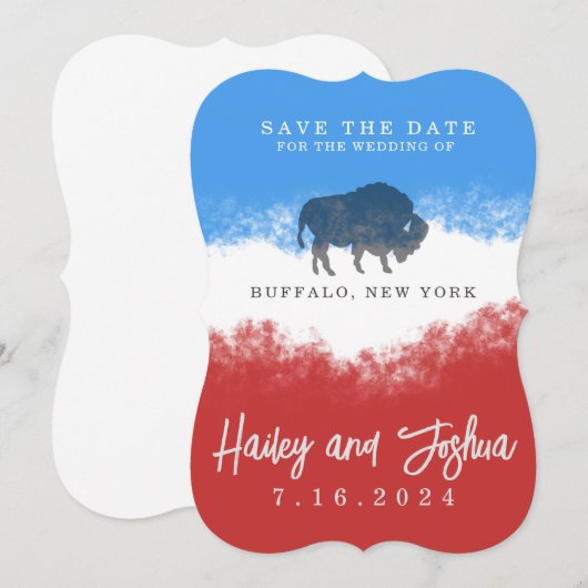 Buffalo Bills Bewaar de datum Kaart (Voorkant / Achterkant)