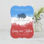 Buffalo Bills Bewaar de datum Kaart (Staand voorkant)