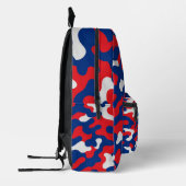 Buffalo Bills Color Camouflage Football Fan Bedrukte Rugzak (Links)