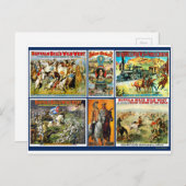 BUFFALO BILL'S WILD WEST BRIEFKAART (Voorkant / Achterkant)