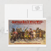 Buffalo Bills Wild West Show Briefkaart (Voorkant / Achterkant)