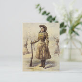 Buffalo Bill's Wild West Show met Annie Oakley Briefkaart (Staand voorkant)