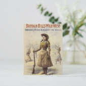 Buffalo Bill's Wild West Show met Annie Oakley Briefkaart (Staand voorkant)