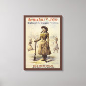 Buffalo Bill's Wild West Show met Annie Oakley Canvas Afdruk (Voorkant)
