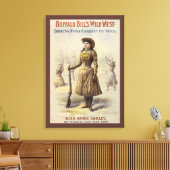 Buffalo Bill's Wild West Show met Annie Oakley Canvas Afdruk (Insitu (Woonkamer))