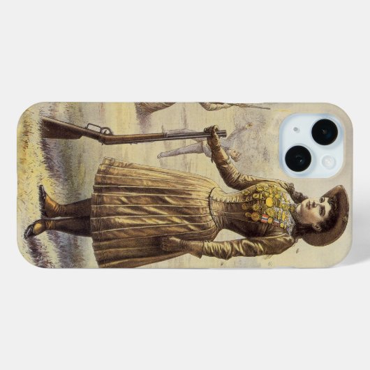 Buffalo Bill's Wild West Show met Annie Oakley Case-Mate iPhone Case (Achterkant (horizontaal))