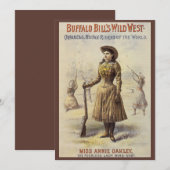 Buffalo Bill's Wild West Show met Annie Oakley Kaart (Voorkant / Achterkant)