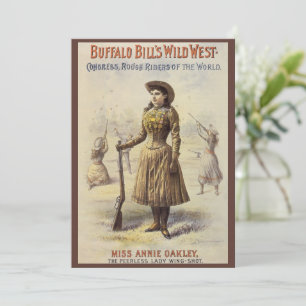 Buffalo Bill's Wild West Show met Annie Oakley Kaart