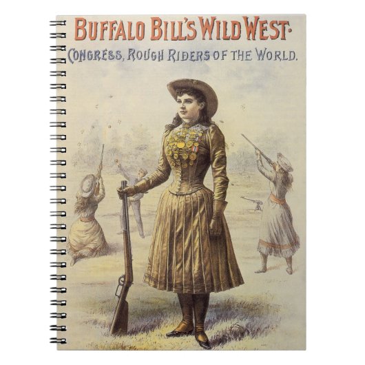 Buffalo Bill's Wild West Show met Annie Oakley Notitieboek (Voorkant)
