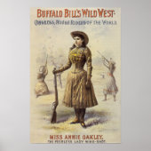 Buffalo Bill's Wild West Show met Annie Oakley Poster (Voorkant)
