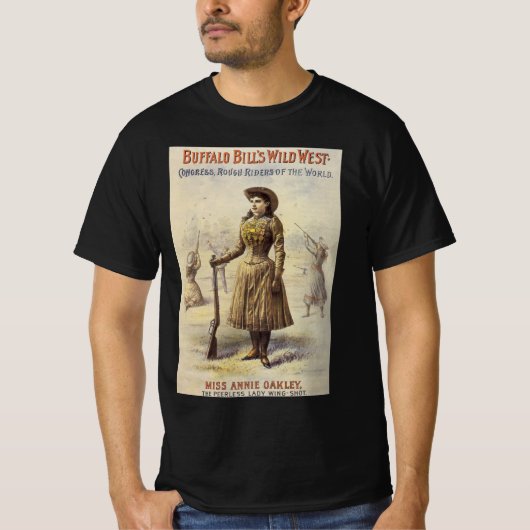 Buffalo Bill's Wild West Show met Annie Oakley T-shirt (Voorkant)