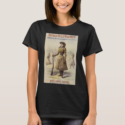 Buffalo Bill's Wild West Show met Annie Oakley T-shirt (Voorkant)