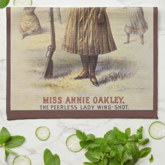 Buffalo Bill's Wild West Show met Annie Oakley Theedoek (Gevouwen)