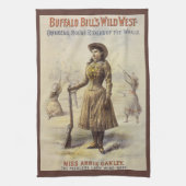 Buffalo Bill's Wild West Show met Annie Oakley Theedoek (Verticaal)