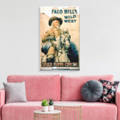 'Buffalo Bill's Wild West' verkoopt Floto Circus ( Canvas Afdruk (Insitu (Woonkamer))