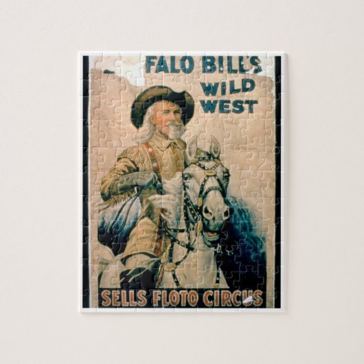 'Buffalo Bill's Wild West' verkoopt Floto Circus ( Legpuzzel (Verticaal)