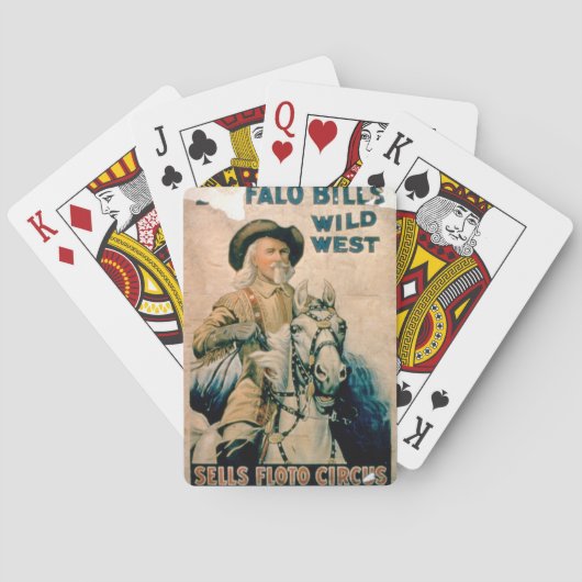 'Buffalo Bill's Wild West' verkoopt Floto Circus ( Pokerkaarten (Achterkant)