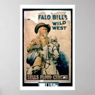 'Buffalo Bill's Wild West' verkoopt Floto Circus ( Poster