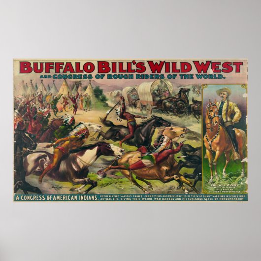 Buffalo Bill's Wilde West [1899] Poster (Voorkant)