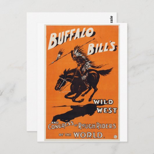 Buffalo Bill's Wilde West Briefkaart (Voorkant / Achterkant)
